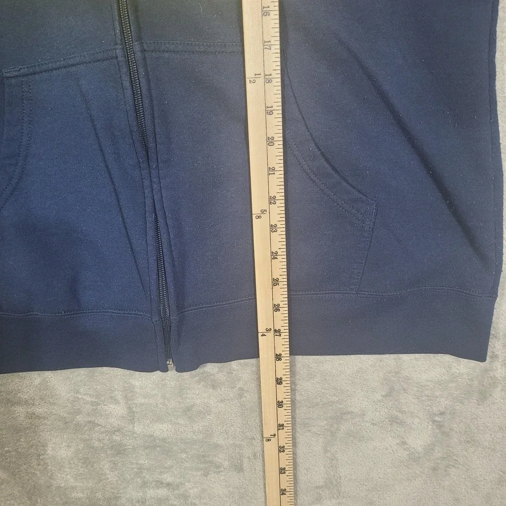 University of Michigan Hoodie Mens Large Full Zip Adidas UofM Sweatshirt